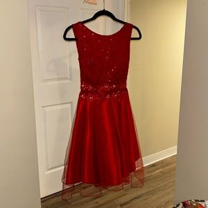 DUUL CE red home coming dress